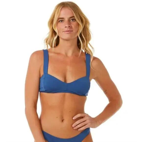 Rip Curl Classic Surf D-DD Top - Vintage Navy - Large - NWT - Picture 1 of 6